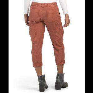 ANTHROPOLOGIE Rust Brown Cargo Pants Pockets Women’s NEW Size 30 & 31
